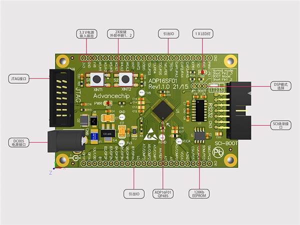 ADP16F01开发板