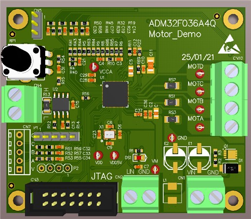 ADM32F036A4Q电机驱动DEMO板
